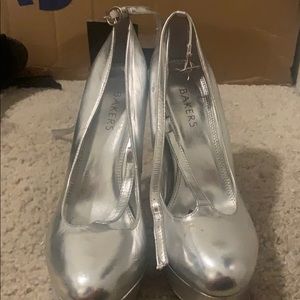 Silver heels